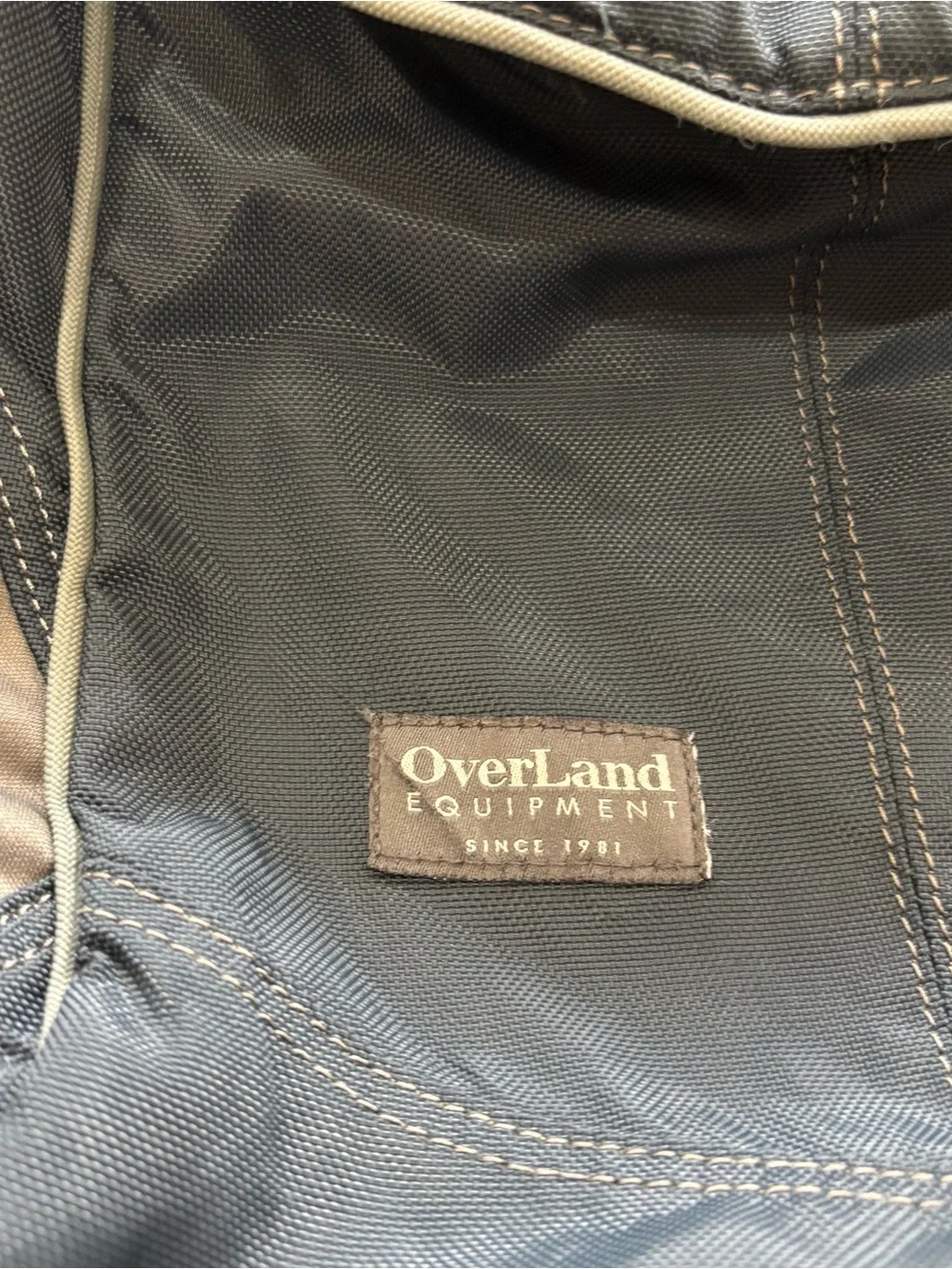 OverLand Equipment Backpack Blue Gray Compact Daypack Travel Hiking Organizer